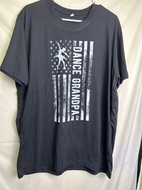 Dance Grandpa Graphic Tee - Black